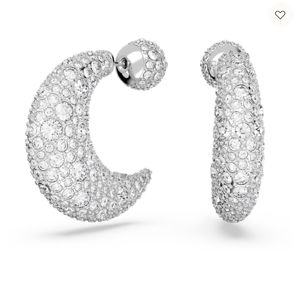 SWAROVSKI Sublima drop earrings Moon, New in Box